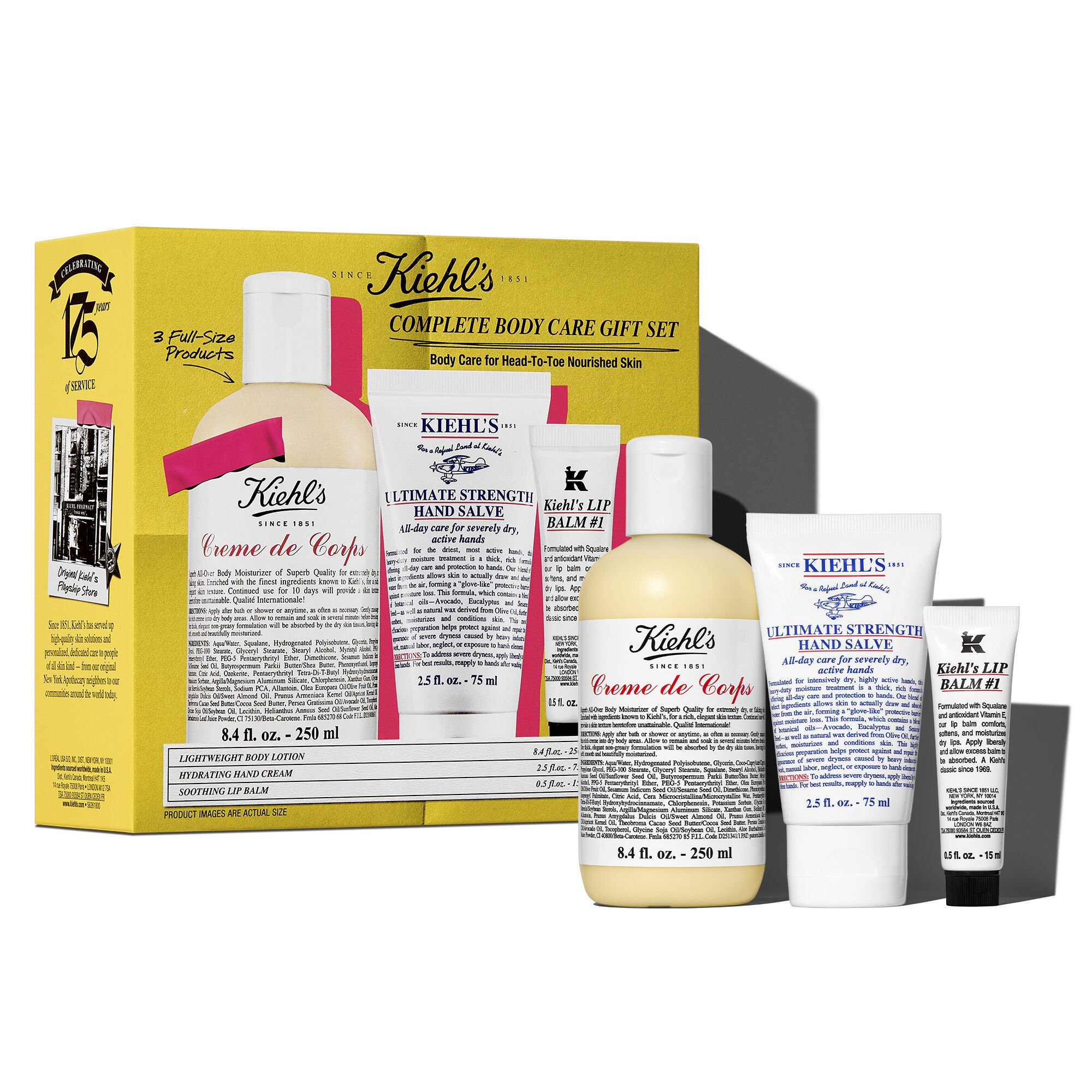 Kiehl's COMPLETE BODY CARE KIT - Skincare Set
